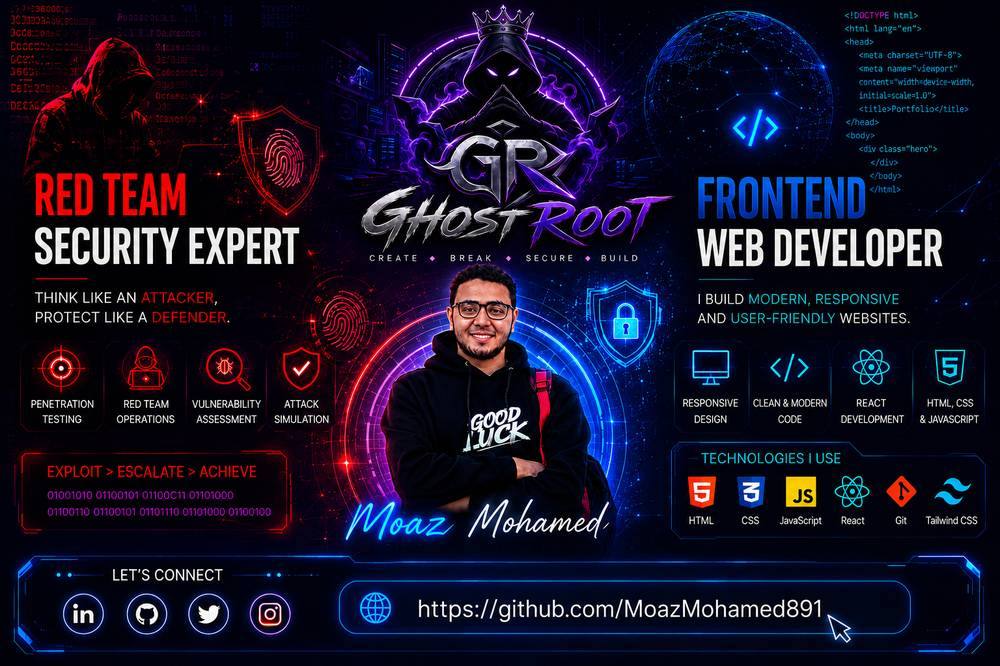Moaz Ghost Root photo Moaz Mohamed - Moaz Ghost Root